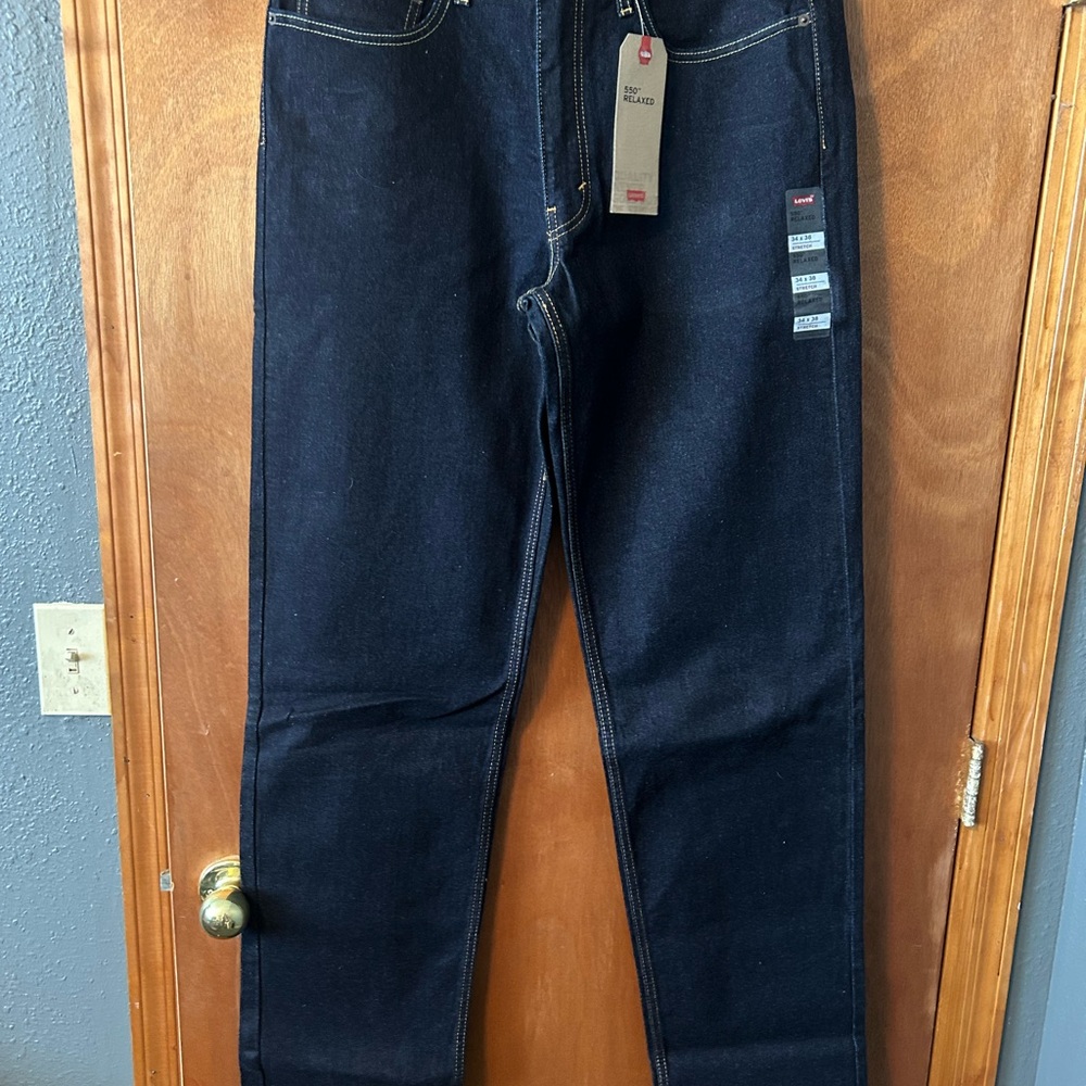 Levi's Men's Deep Indigo Relaxed Jeans